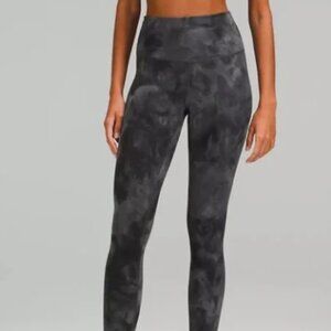 Lululemon Wunder Train Size 4 Diamond Dye Pitch Grey